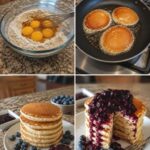 FLUFFY BLUEBERRY PANCAKES