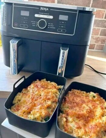 air fryer macaroni cheese
