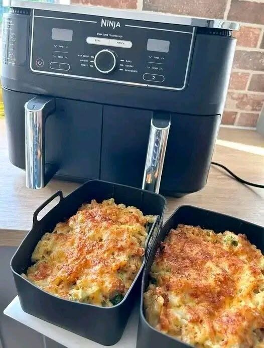 air fryer macaroni cheese