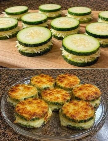 high protine cheesy zucchini