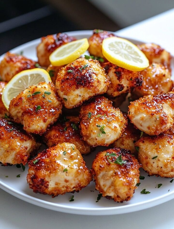 lemon garlic chiken bites