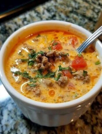 creamy sausage and poppe