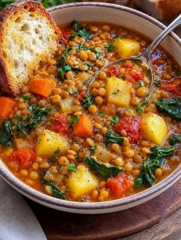 healthy Mediterranean Lentil Soup Recipe